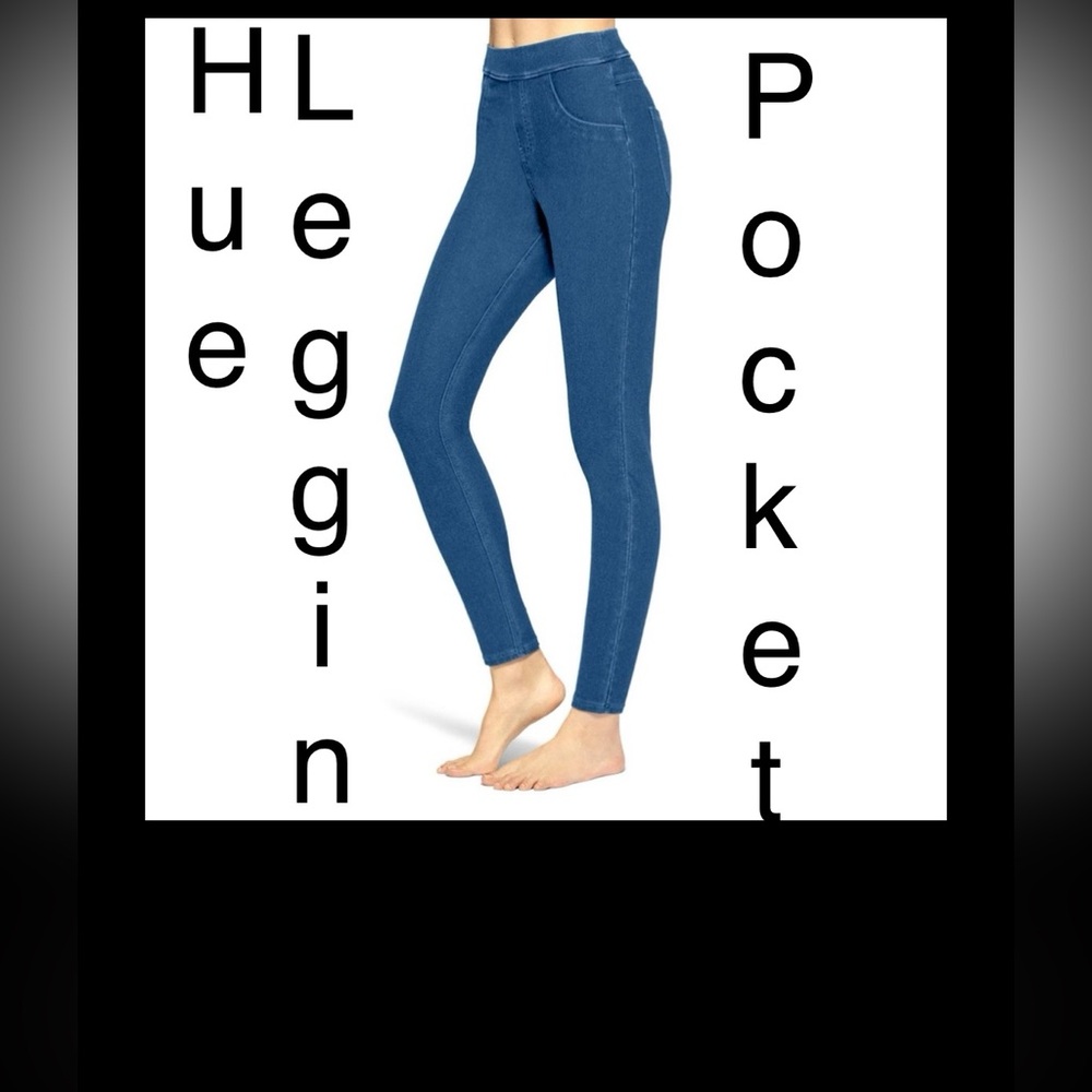 Women’s Hue dark leggings blue color new with Tagss